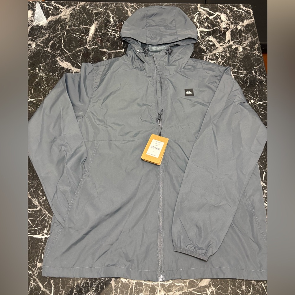 Quiksilver Men’s Rain Jacket Lightweight Retail $120